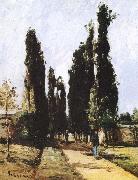 Camille Pissarro Avenue oil